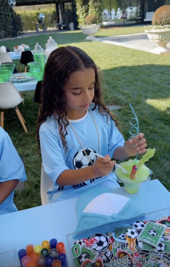 Inside Dream Kardashian’s soccer-themed 8th birthday party