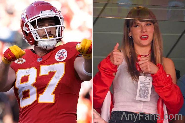 Travis Kelce Ties Chiefs Touchdown Record as Girlfriend Taylor Swift Cheers Him on